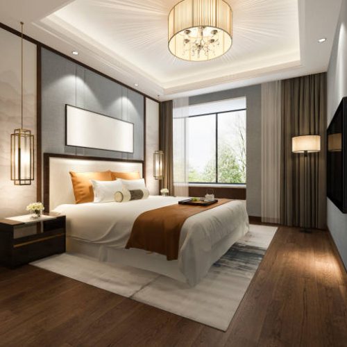 3d rendering interior and exterior design